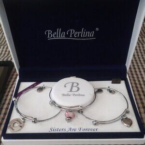Bella Perlina Sisters Are Forever bracelet set